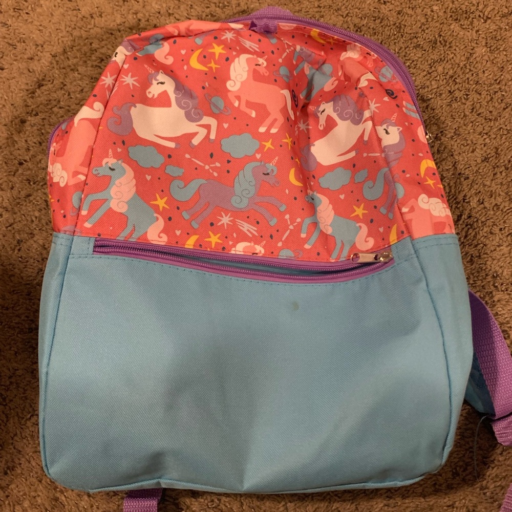 Unicorn school size backpack